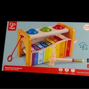 Hape Rainbow Musical Pound and Tap Bench